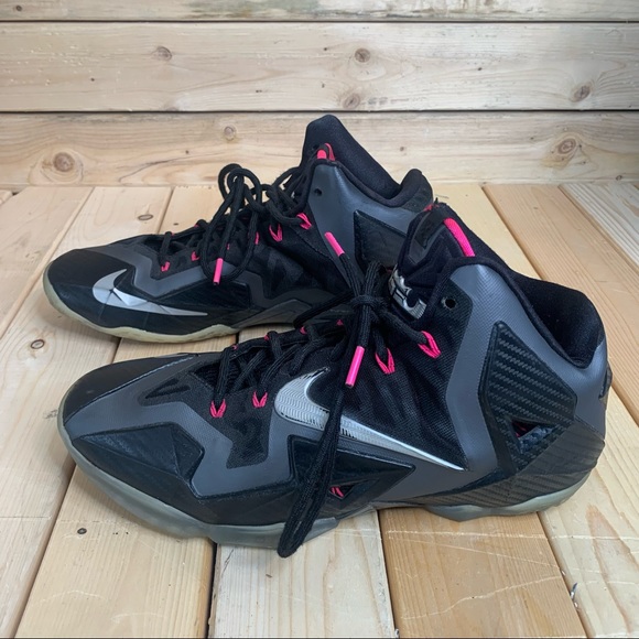 Nike Lebron 11 XI Sneakers Size 11 "Miami Nights" 616175-003 2013 - Picture 5 of 10